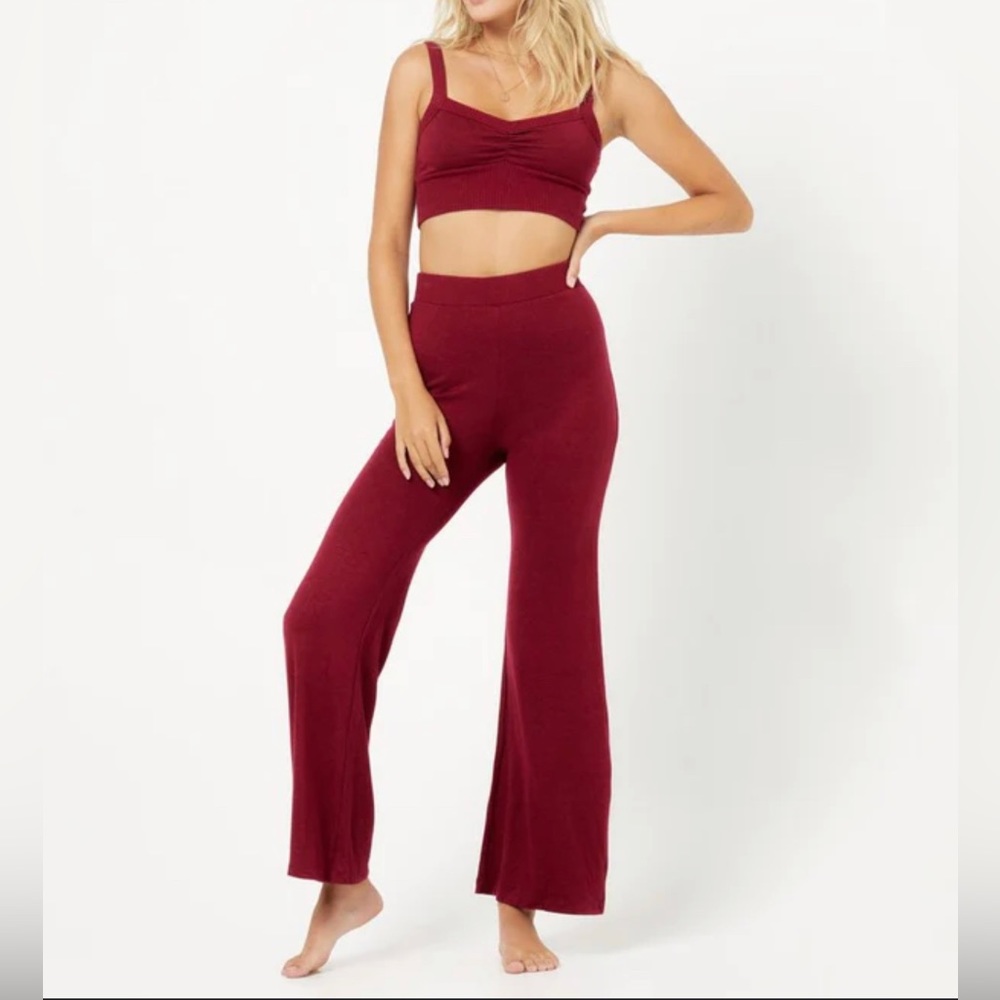 L*Space | SET Rosie Top & Adele Pant | Cabernet